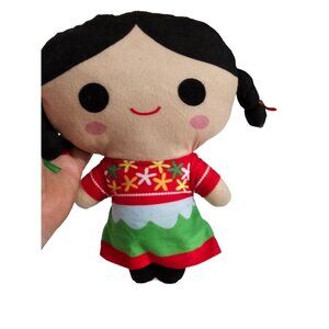 Mexico Lindo Sugar Loaf Girl Plush Doll Toy Mexican 14"